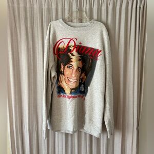 Moby Thrift Princess Diana Crewneck